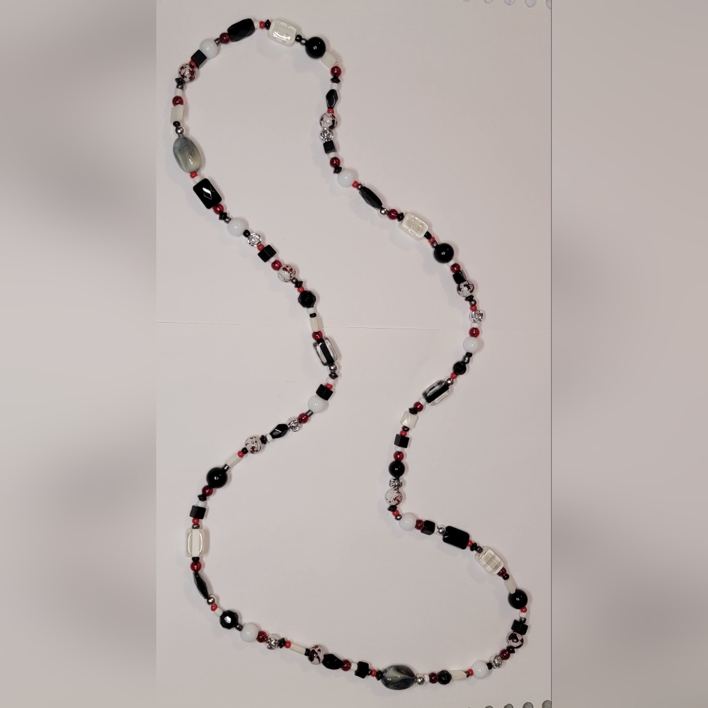 Iracebeth Beaded Necklace (Extra Long)